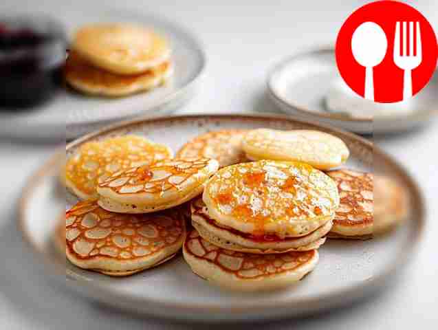 Tender pancakes with yogurt