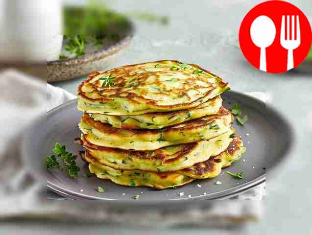 Популярные оладьи из кабачков Popular zucchini pancakes