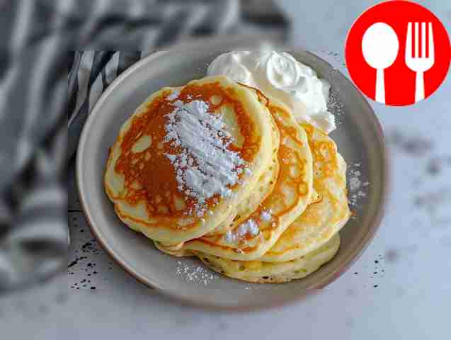 Воздушные оладьи на молоке Airy pancakes with milk