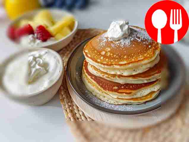 Kefir pancakes