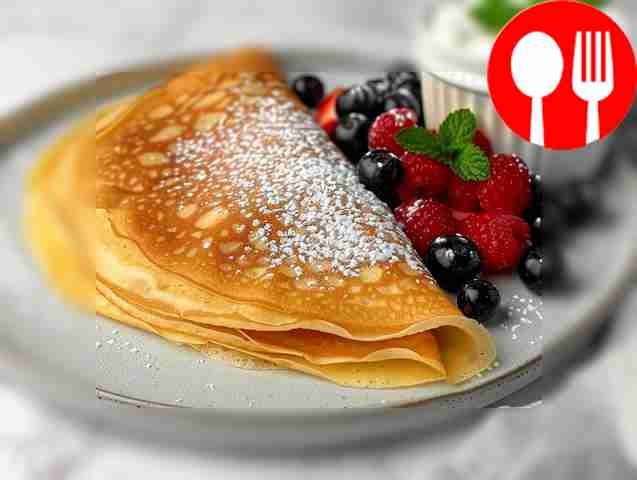 Curd pancakes with kefir