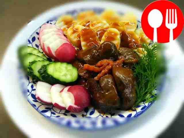 Fragrant liver in tomato sauce