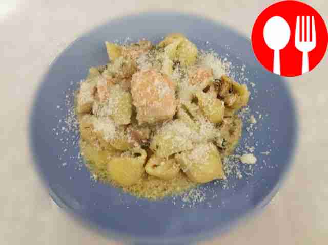 Бархатная паста с морепродуктами