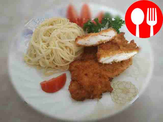 Хрустящая куриная отбивная в панировке