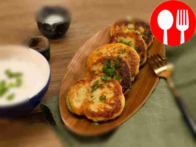 Картофельные оладьи из пюре