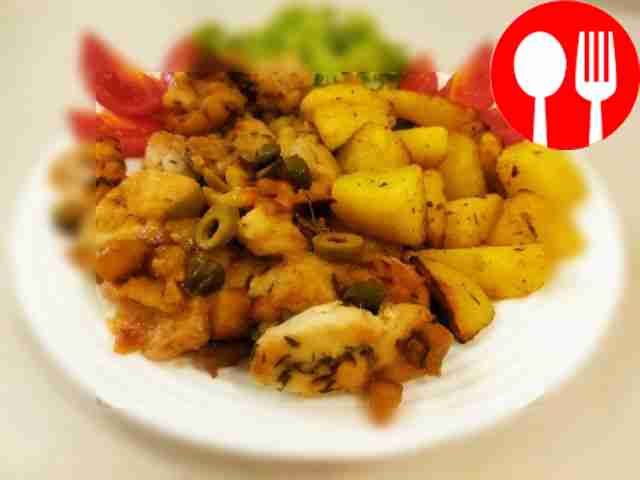 Пикантное куриное мясо в маринаде со сливами