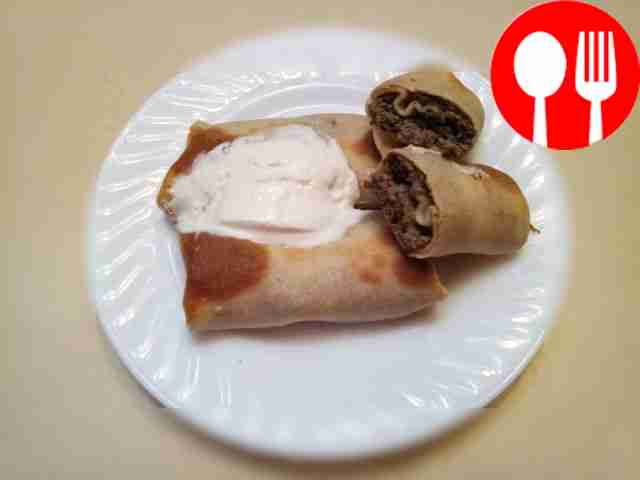 Аппетитные блины с начинкой из печени и грибов