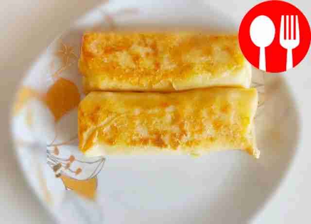 Hearty pancakes with turkey