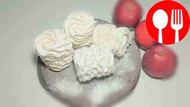 Marshmallow from canned fruit puree