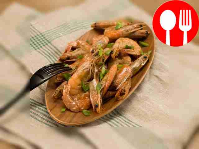 Shrimp in soy sauce