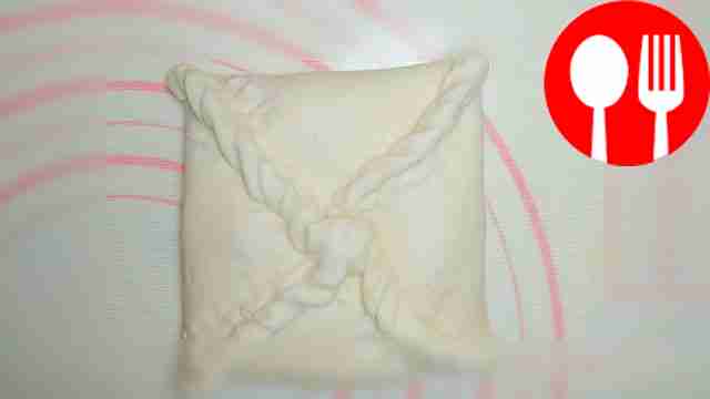 Form envelopes by pinching the corners of the...