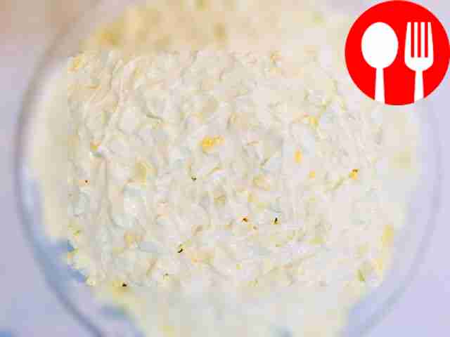 Juicy mackerel and cucumber salad