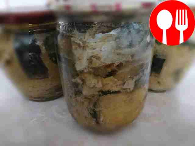 Домашняя консервированная скумбрия в масле Homemade canned mackerel in oil