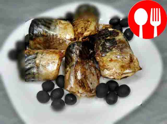 Appetizing grilled mackerel