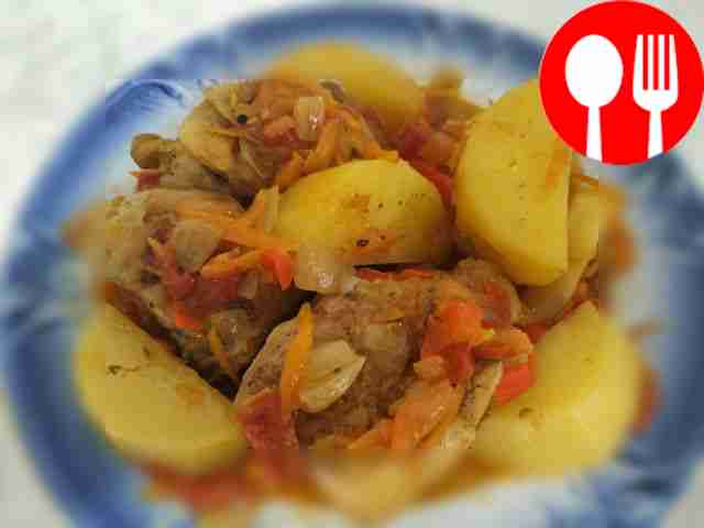 Чахохбили с куриными бедрышками