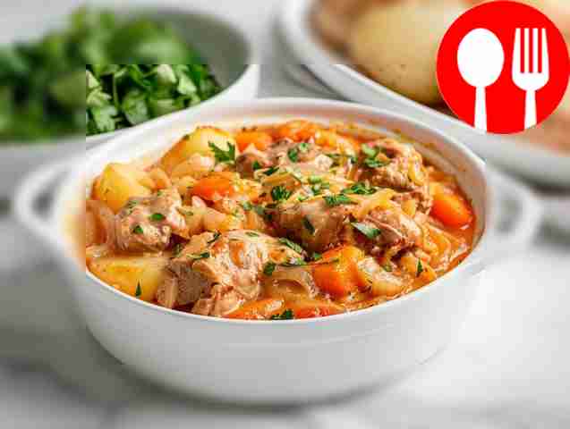 Аппетитное азу по-татарски с бараниной