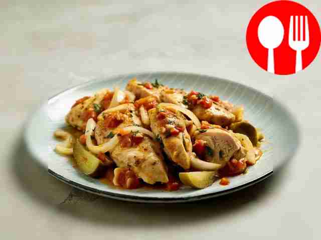 PP-azu with chicken and pickles