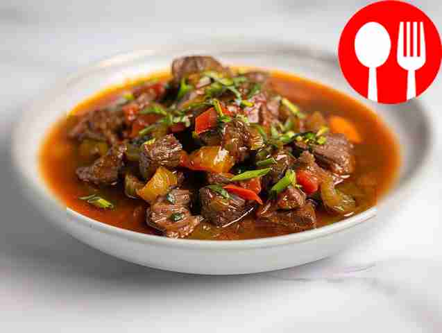 Azu with tomatoes in their own juice and smoked paprika