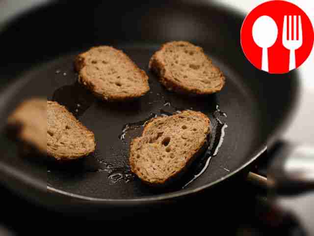 In a frying pan with heated oil, brown the...