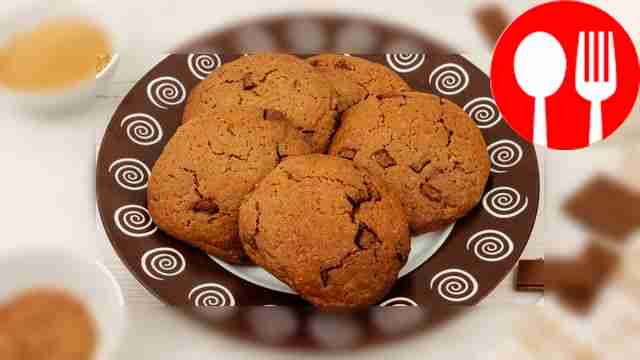 Печенье с шоколадом