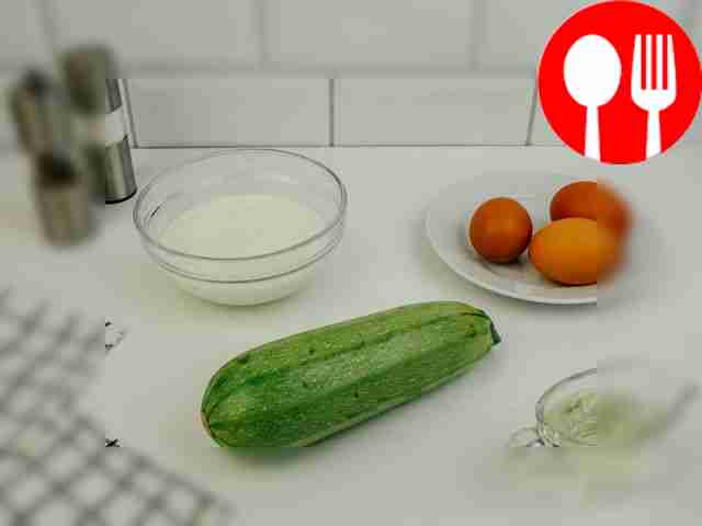 Prepare all ingredients. Remove milk and eggs...