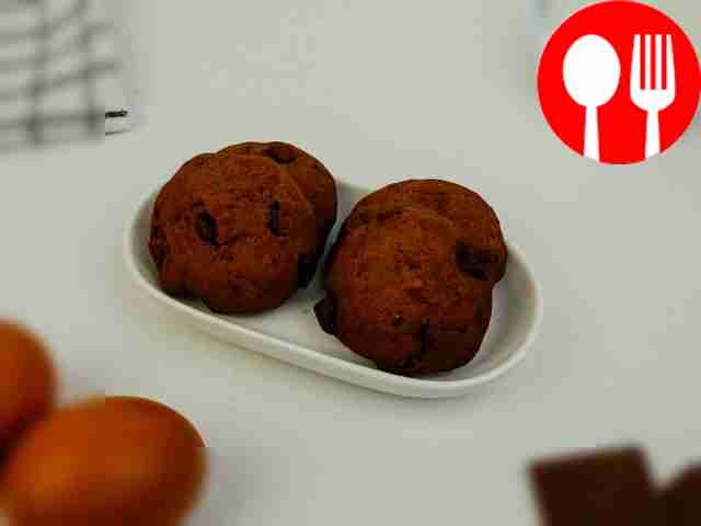 Печенье с какао и шоколадом