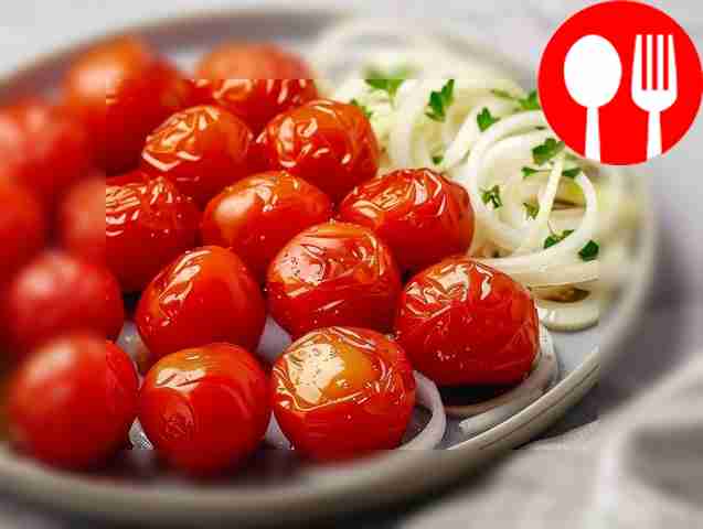 Консервированные помидоры в микроволновке