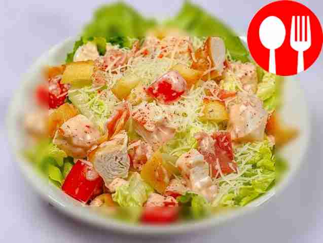 Simple Caesar with chicken