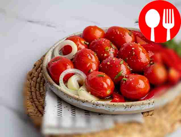 Sweet and sour canned tomatoes