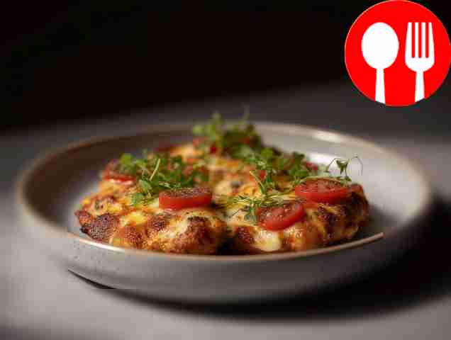 Легкие котлетки «Капрезе» с моцареллой и помидорами Light Caprese cutlets with mozzarella and tomatoes