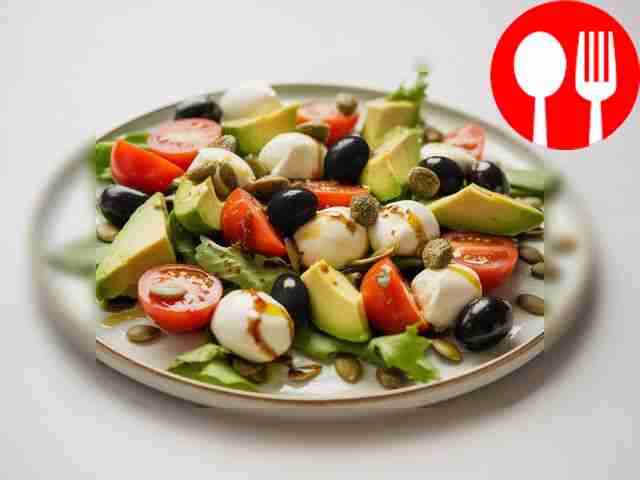 Bright Mediterranean-style Caprese salad