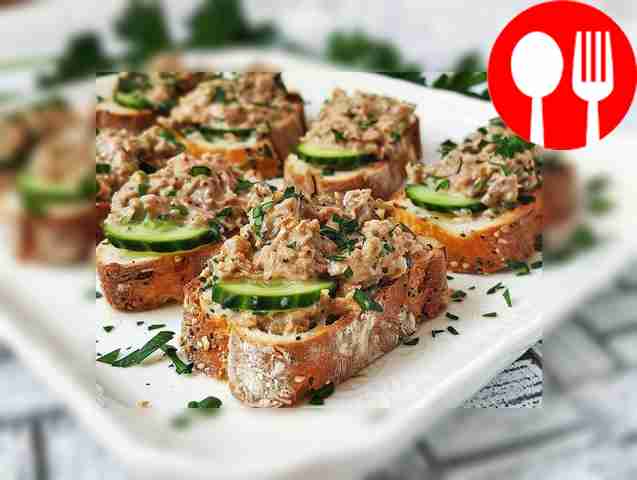 Quick sandwiches with cod liver