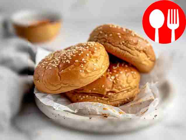 Булочки для бургеров на молоке Burger buns with milk