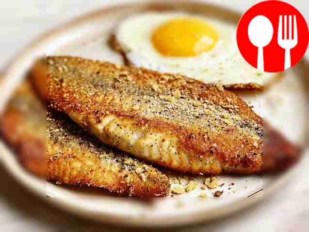 Классическое рыбное жареное филе