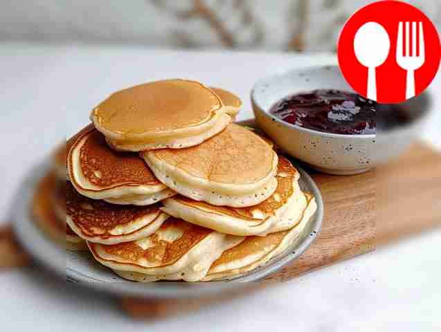 Lush pancakes in a slow cooker