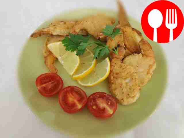 Королевские креветки в кляре