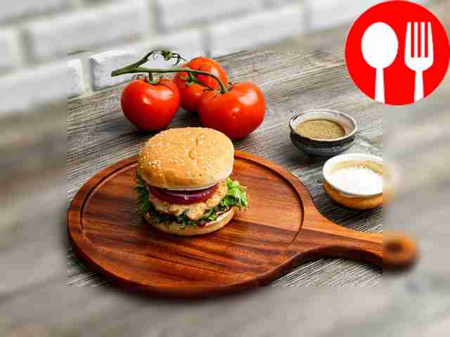 Chicken breast burger