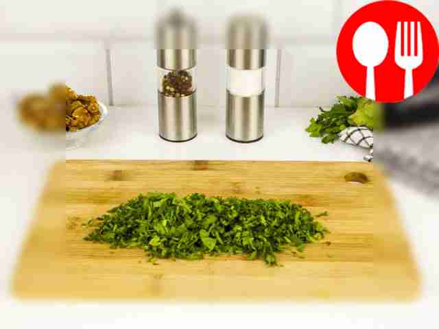 While the eggplants are resting in the salt,...