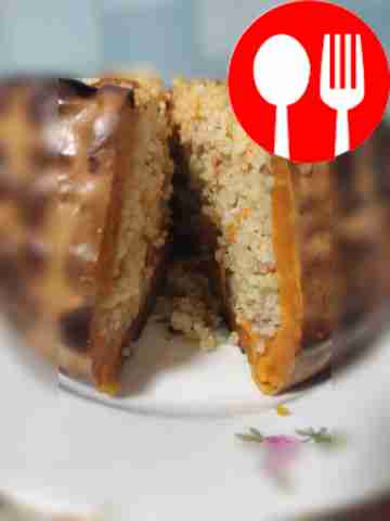 Медовая тыква с кускусом