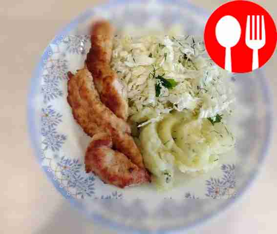 Мини-шницель из курицы Mini chicken schnitzel