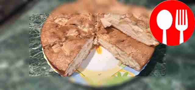 Пирог «Шарлотка» из осенних яблок