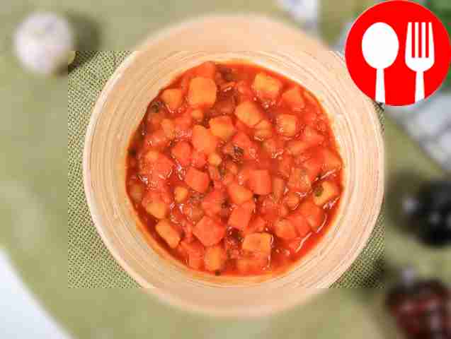 Stewed potatoes with vegetables Stewed potatoes with vegetables