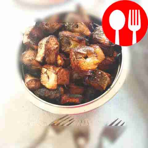 Скумбрия на огне