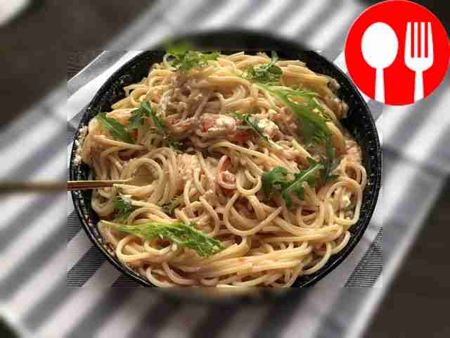 Паста с фетой и черри