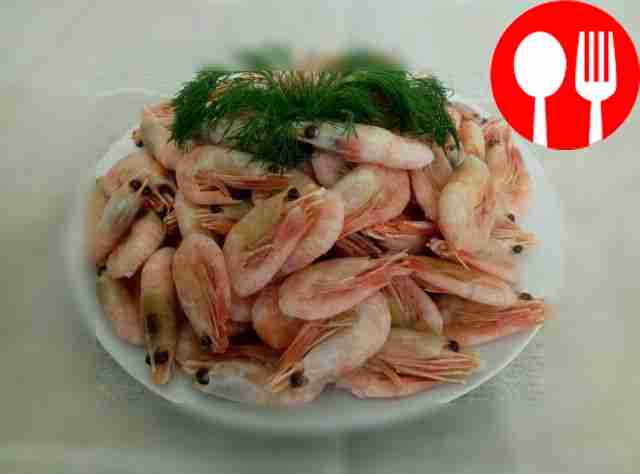 Classic recipe for boiled shrimp