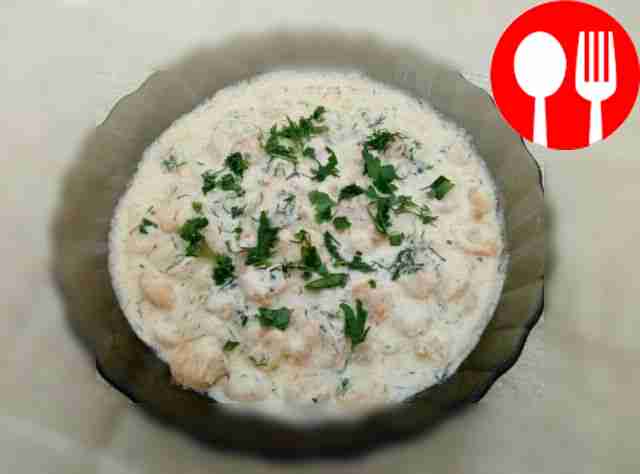 Аппетитные креветки в сметане