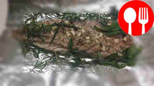 Once the time is up, remove the fish from the...