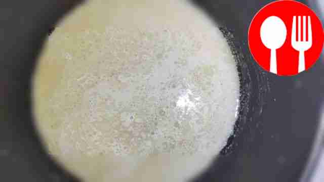 Take the cookies and grind them in a blender,...