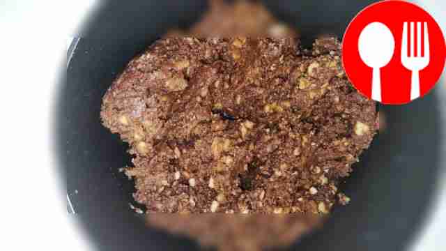 When the butter has melted, cool slightly and...