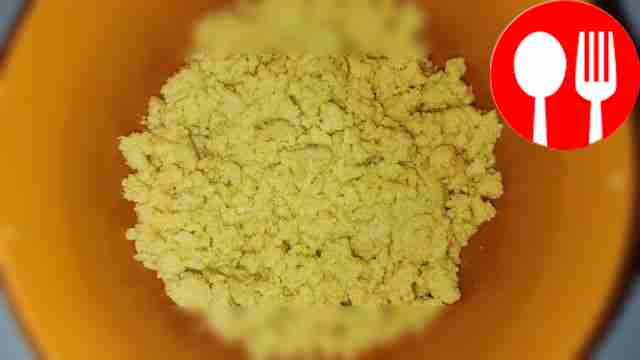 Take a large container and place corn flour in...